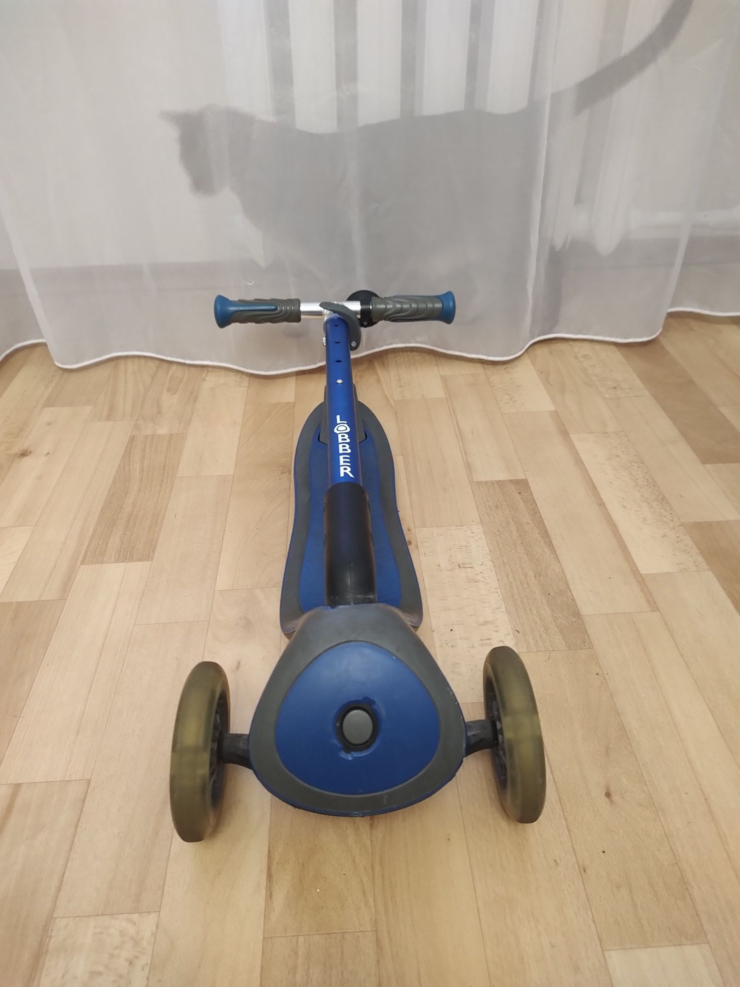 Самокат Globber Fold Up Elite Deluxe (синій)