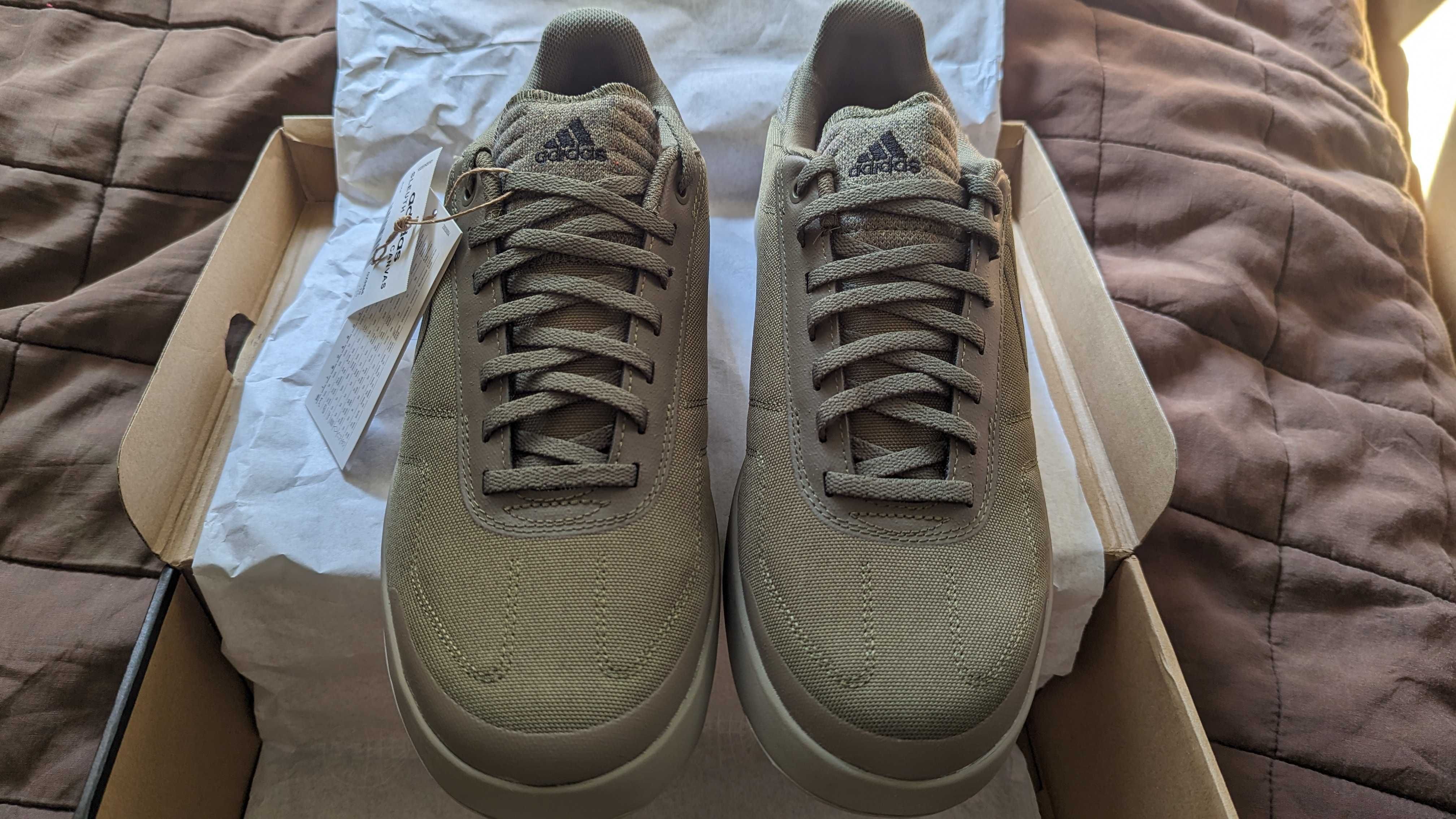 Buty rowerowe na platformy Adidas Five Ten Sleuth DLX Canvas khaki 45
