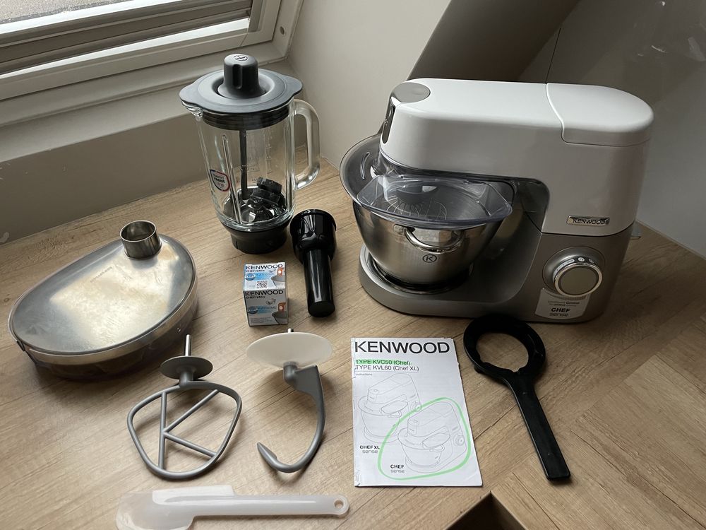 Robot kuchenny Kenwood Chef Sense KVC5040T (maszynka do mięsa+kielich)
