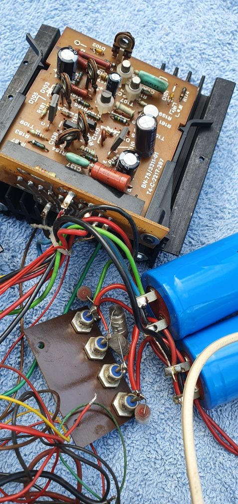 Unitra wzmacniacz WS-503 końcówka  mocy z zasilaczem komplet.