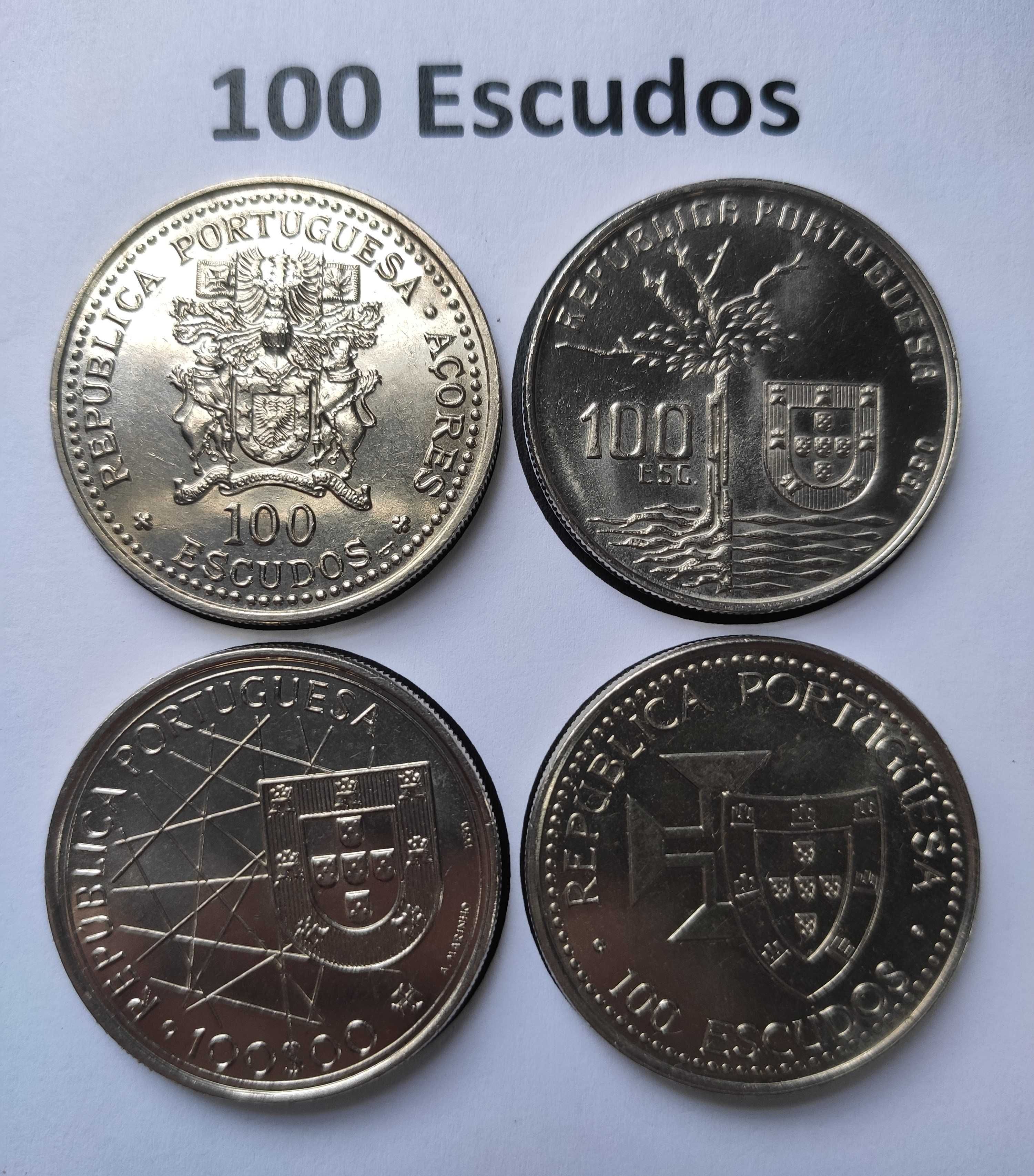 4 moedas de 100 Escudos – Várias (nº2)