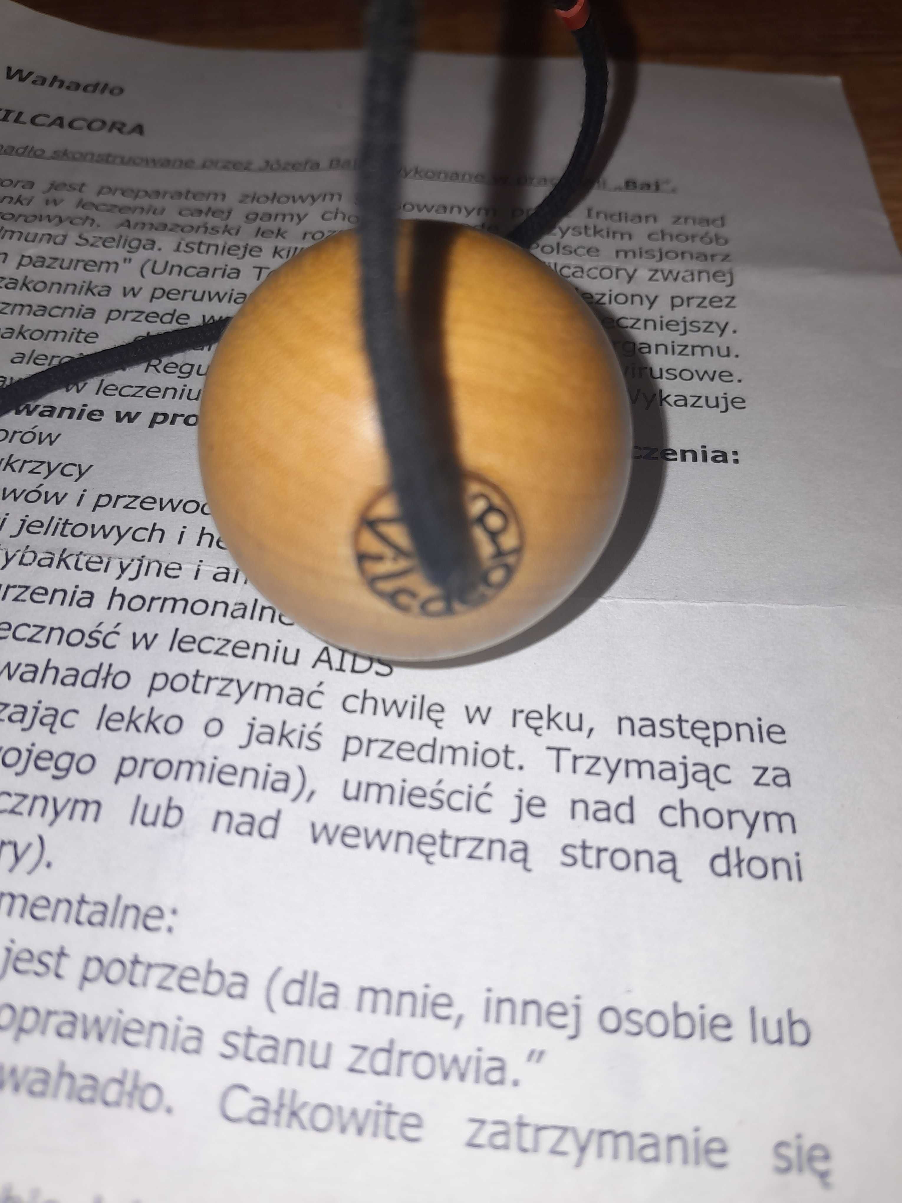 Wahadło wahadełko Vilcacora koci pazur rak astma hormony bakterie