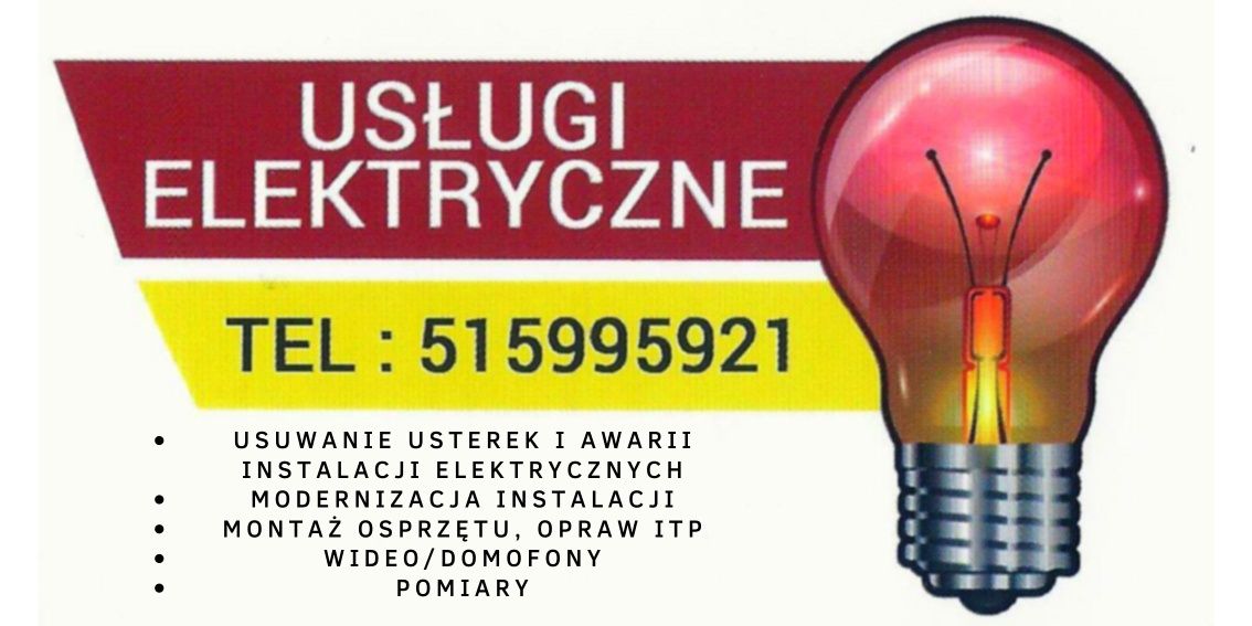 Elektryk; usługi elektryczne; Będzin i okolice