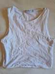 Crop top branco stradivarius