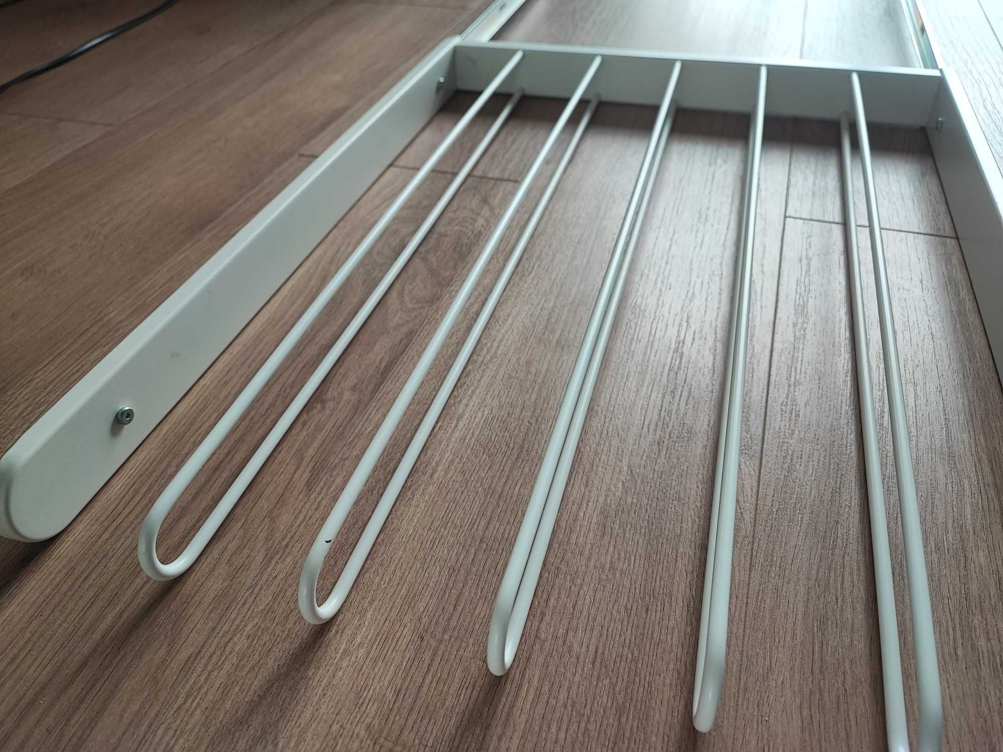 Wysuwany wieszak na spodnie Ikea Komplement do szafy PAX 50x58cm