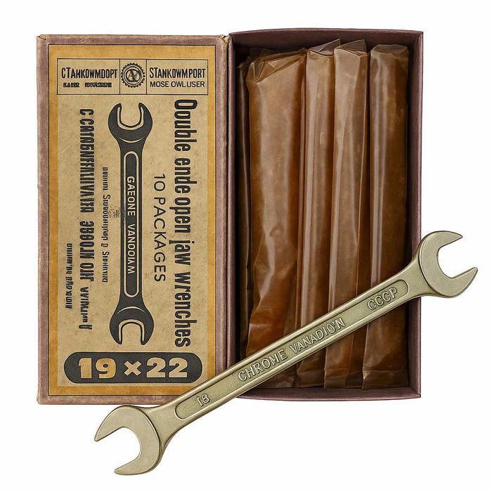 Komplet 7 kluczy CCCP Chrom Vanadium – oryginalne pudełko – nowe