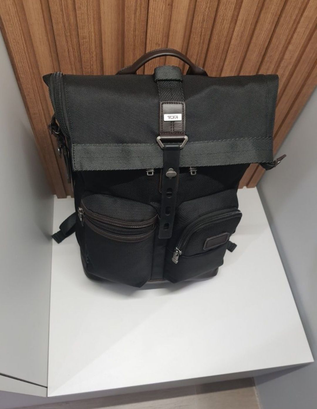 Чоловічий рюкзак мужской канвас и кожа Mark Ryden сумка слинг