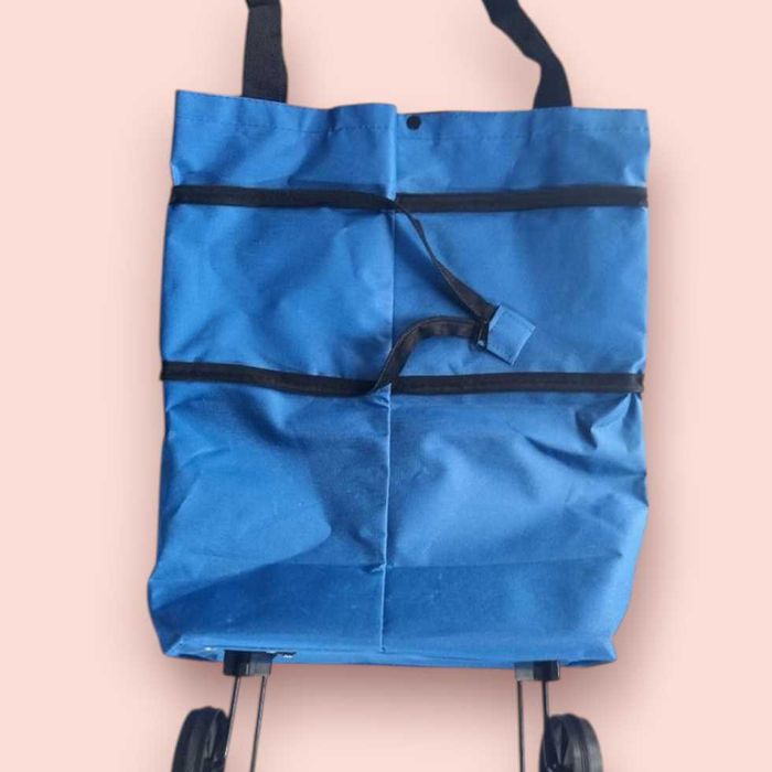 Складная сумка-тележка с колесами