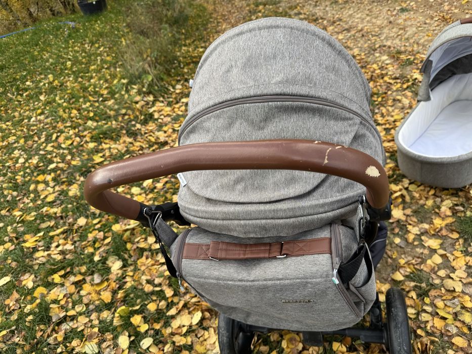 Wózek Bebetto Luca 2w1 szary chlopiec dzieczynka