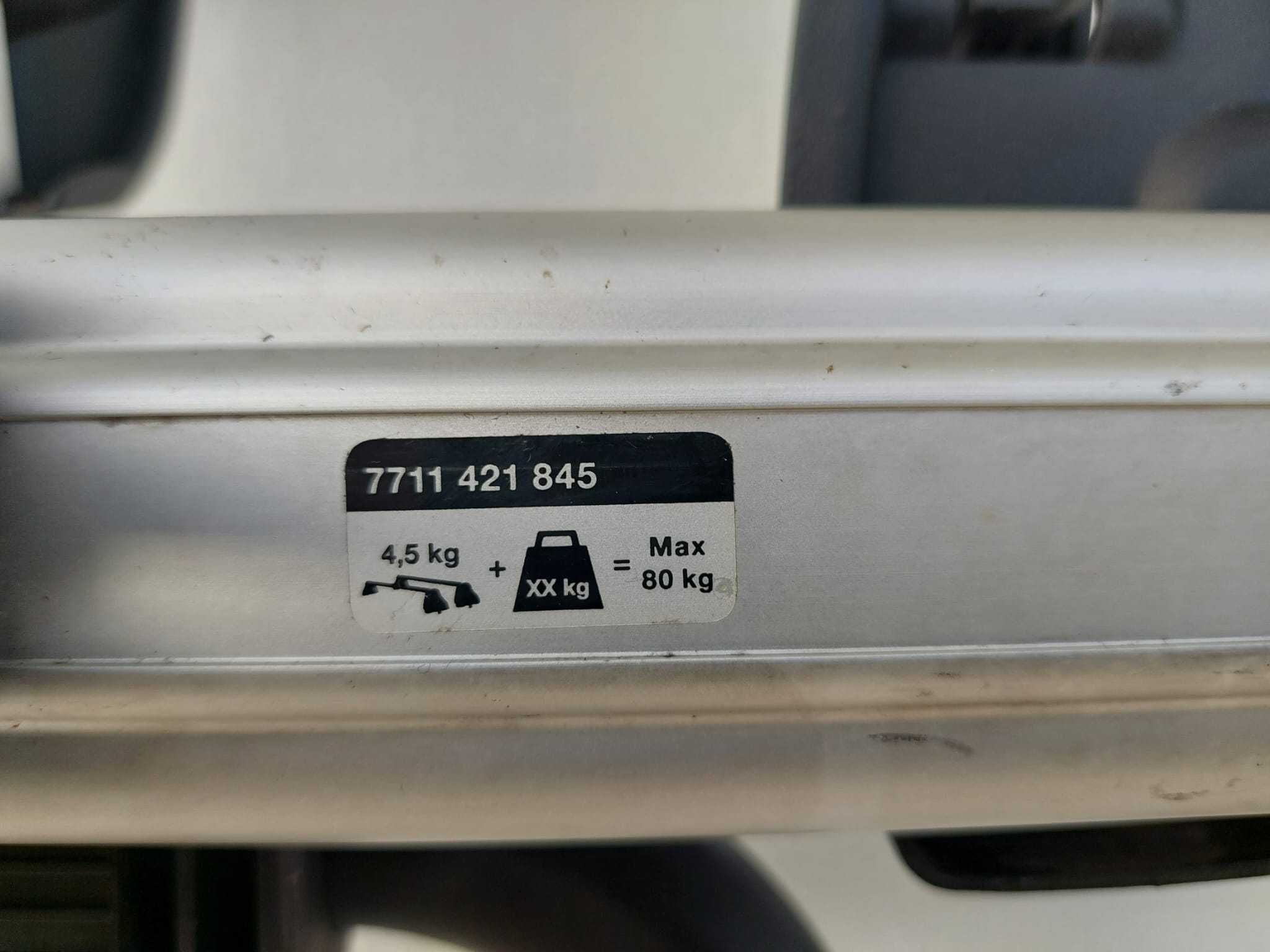 Barras de tejadilho + 4 suportes de bicicletas Thule ProRide