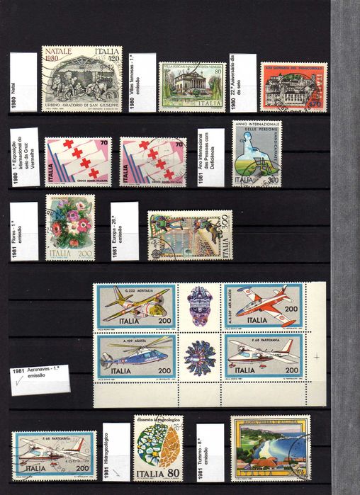 Selos Itália de 1980 a 2010