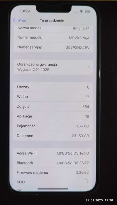 iPhone 14 praktycznie jak nowy ogłoszenie grzecznościowe