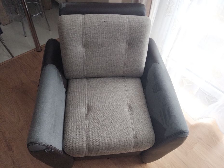 Sofa z funkcją spania + fotel GRATIS