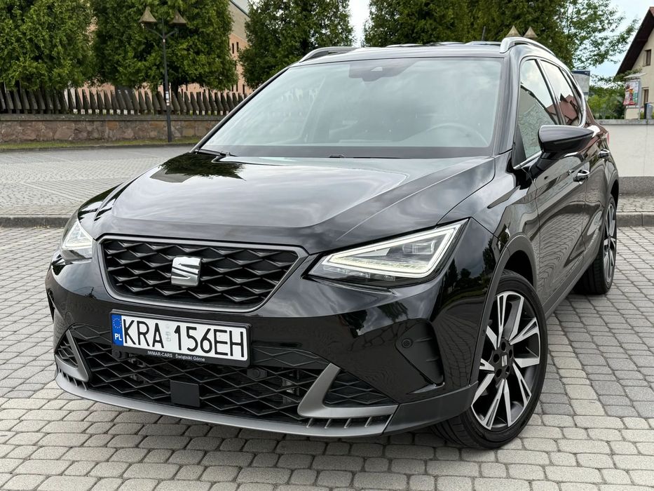 Seat Arona FR 2022r 1.5 BENZYNA 150 Koni AUTOMAT LED Kamera NAVI Niski Przebieg