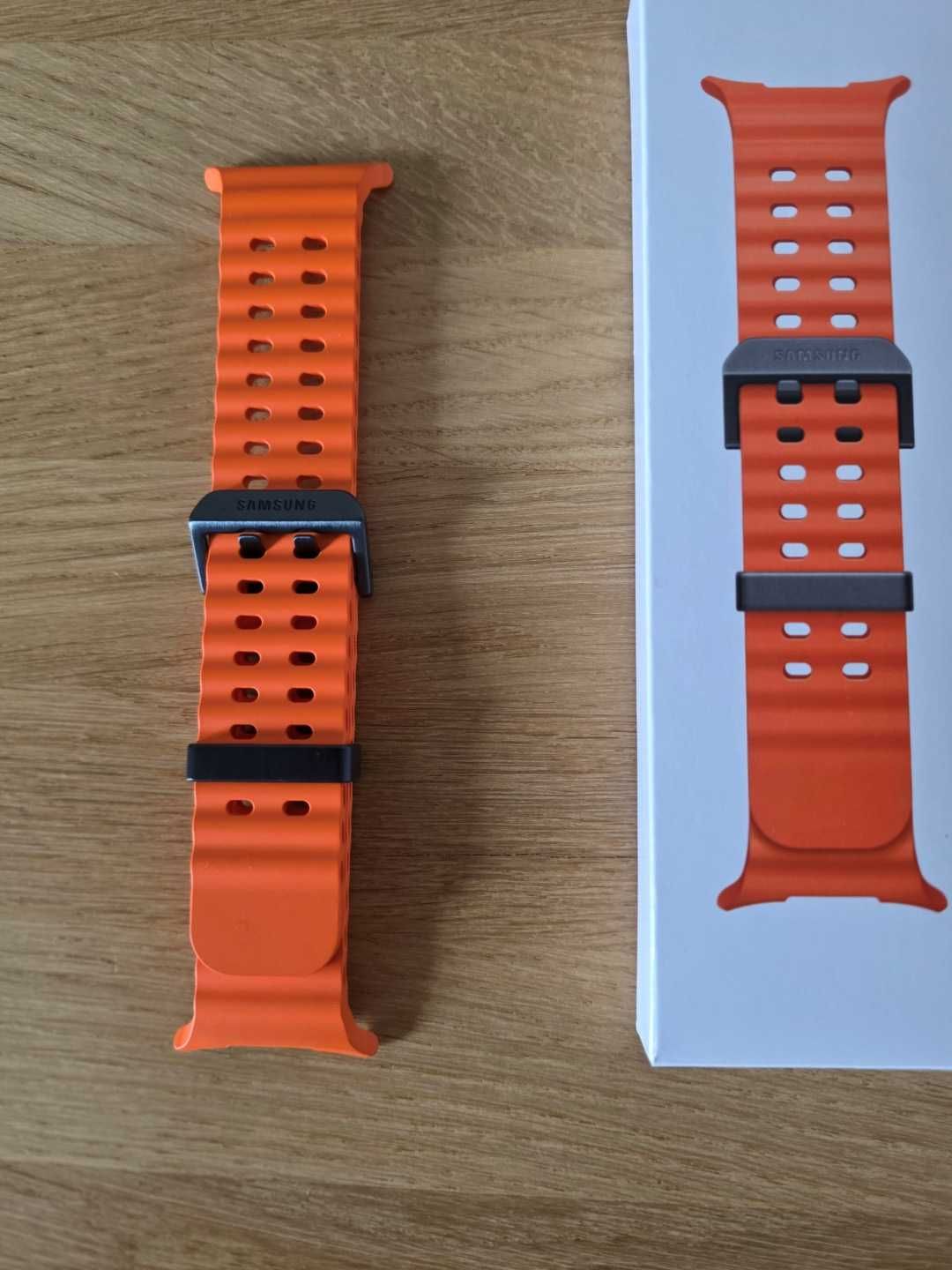 Pasek  Marine Band do Samsung Watch Ultra pomarańczowy nowy oryginalny