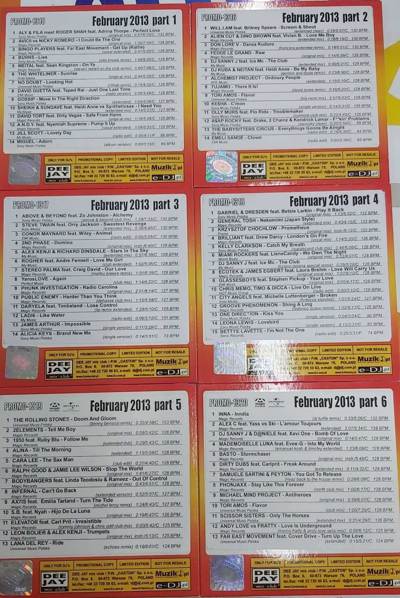 DJMC Dee Jay mix club oryginał CD legal muzyka składanka zagranic 2013