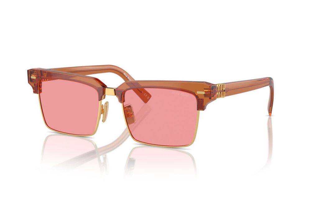 Сонцезахисні окуляри MIU MIU MU 10ZS 15T1D0 Brown Pink ОРИГІНАЛ!