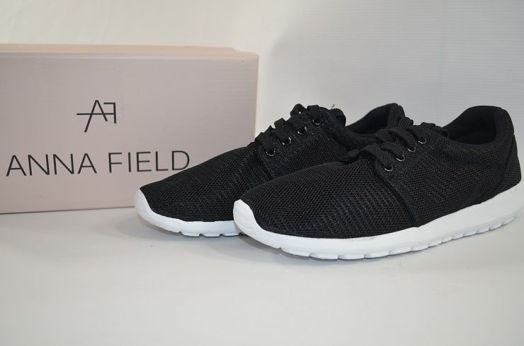 ANNA FIELD adidasy damskie czarne TRAMPKI PIĘKNE ROZ 39