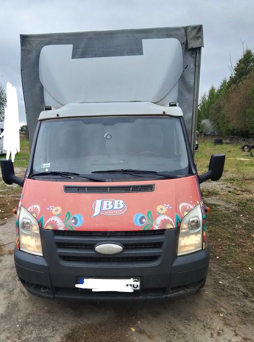 Ford transit mk7 plandeka 2008 r 2.4 244tys km