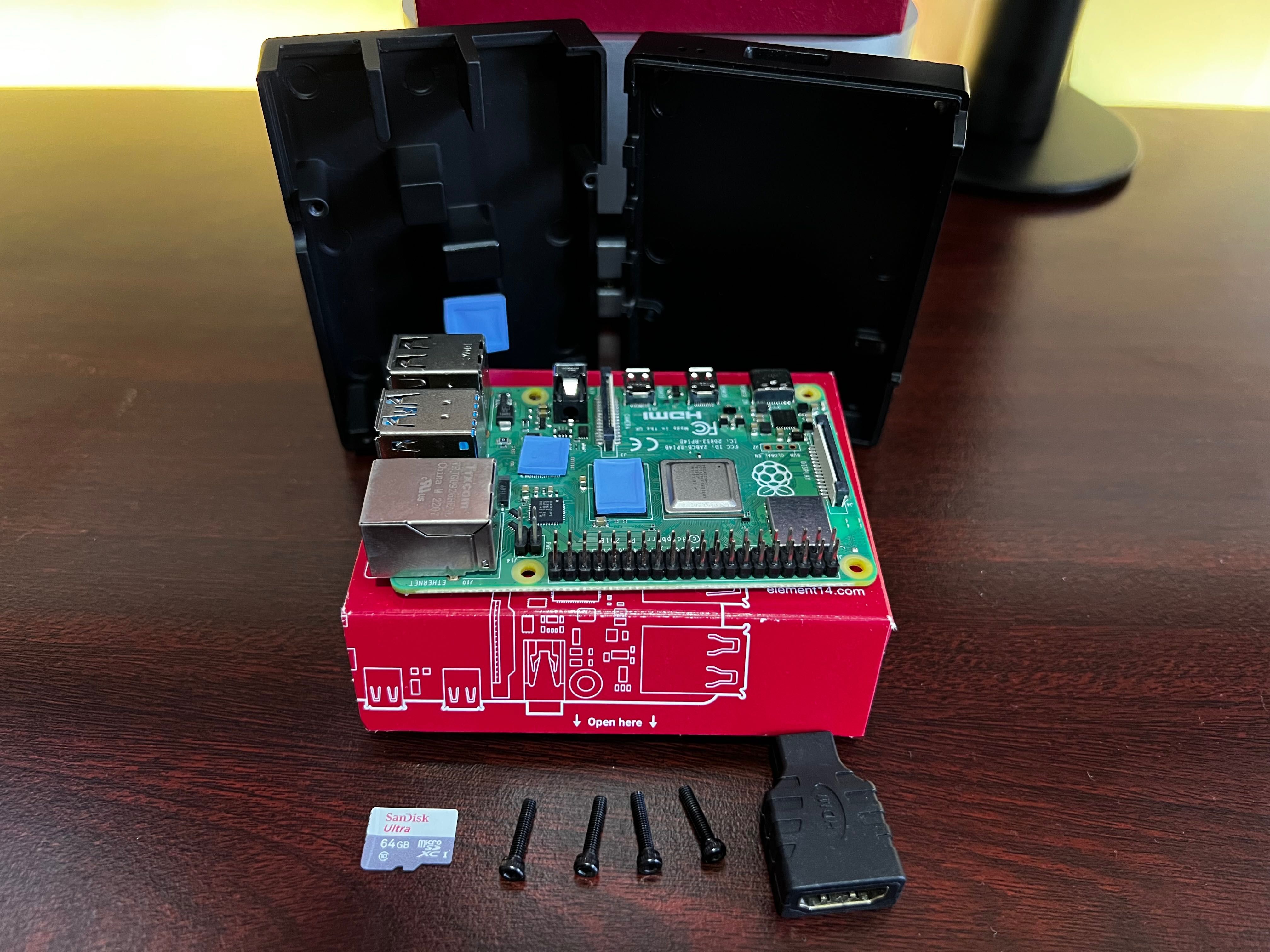Raspberry Pi 4b 8GB + Extras