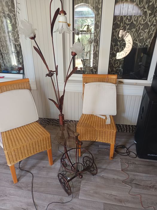 Барный столик торшер