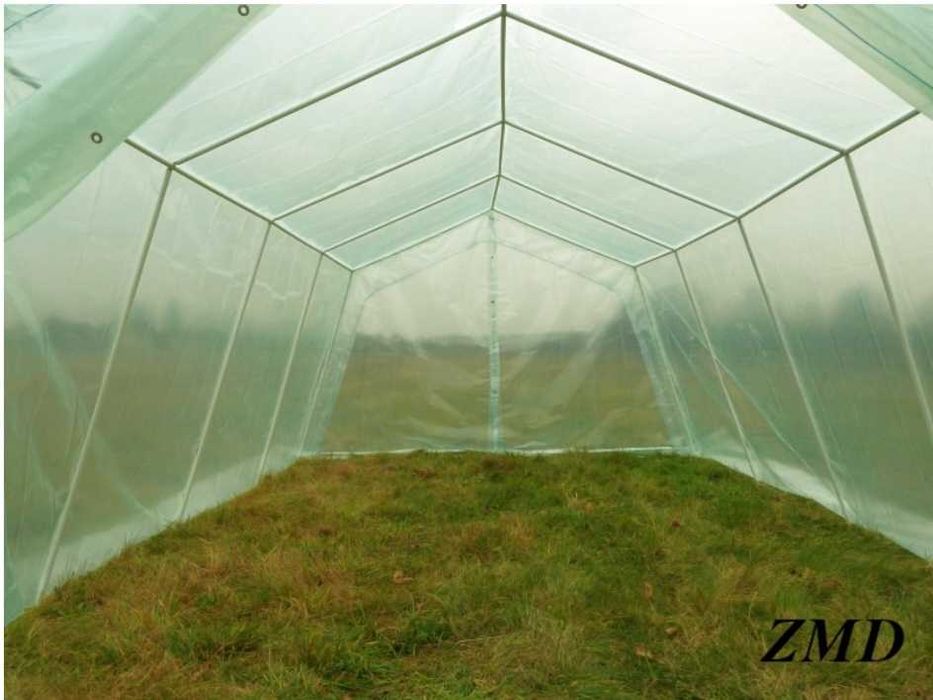 Tunel foliowy 4x3x1,95 UV4 METAL SCIANKA 2mm ! Szklarnia 4 m