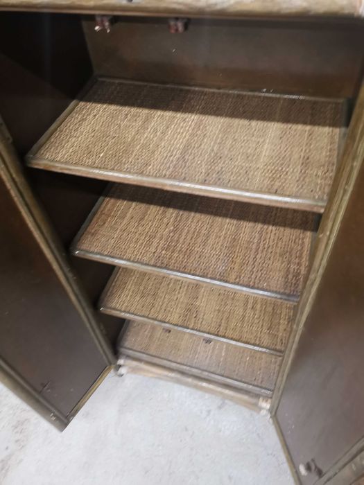 2 rattanowe szafki – boho, retro, do altany / sypialni - tanio!