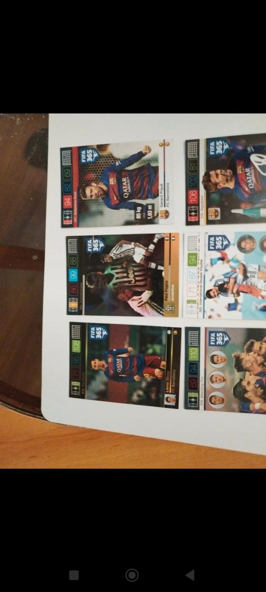 Panini Fifa365, 2017 lot 6 kart