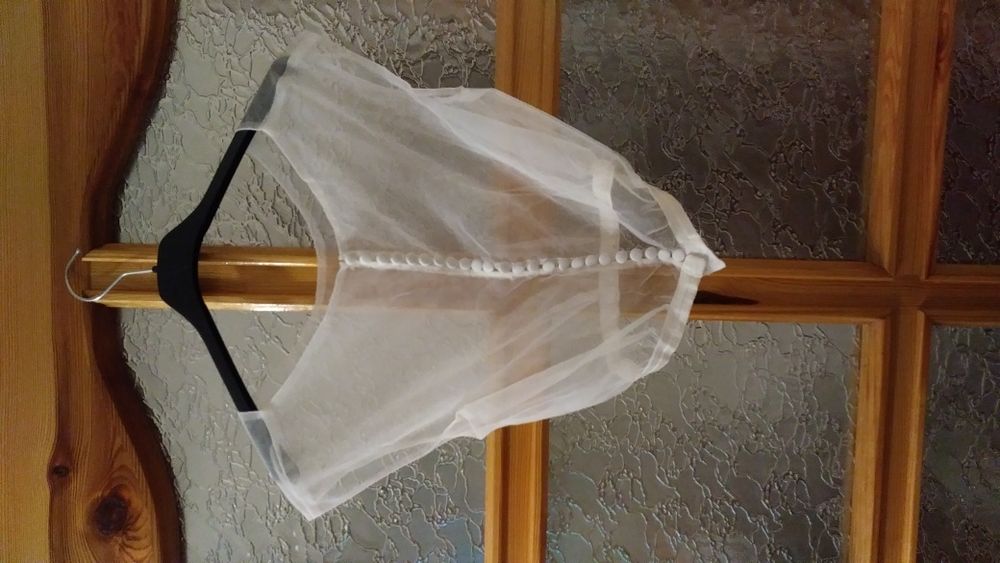 Suknia ślubna ecru krótka