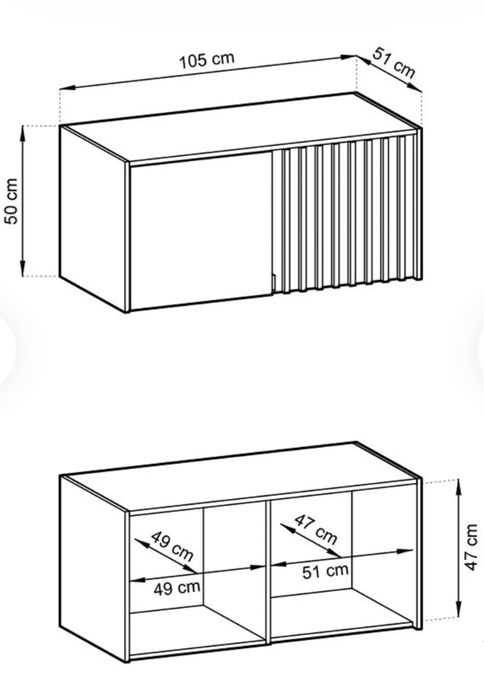 Nowa komoda nadstawka Nelly 2d dąb artisan lamele