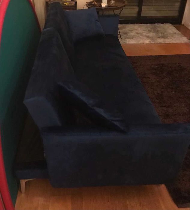 Sofa Cama Azul Royal - NOVO
