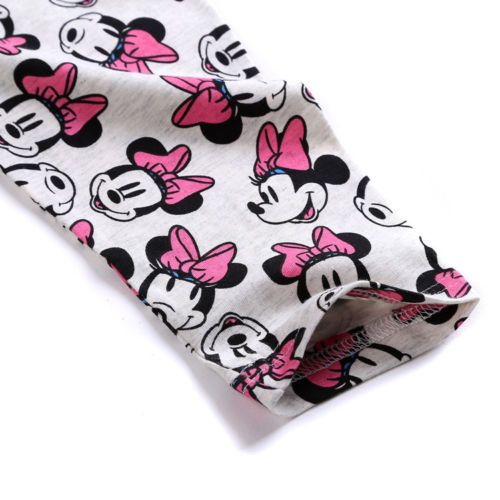 Pijama cinza Minnie menina 4-5 anos - NOVO