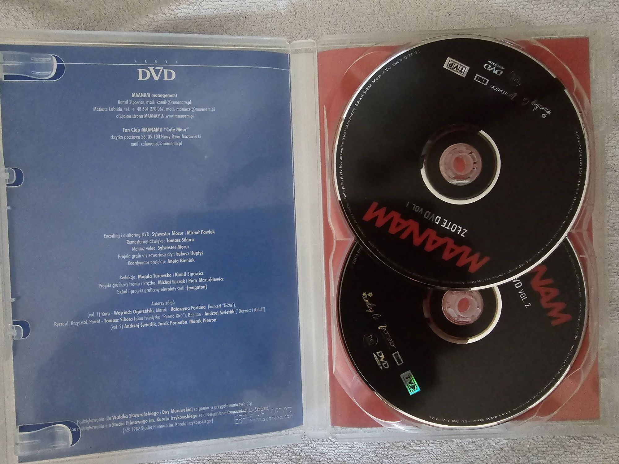 Dvd Maanam teledyski