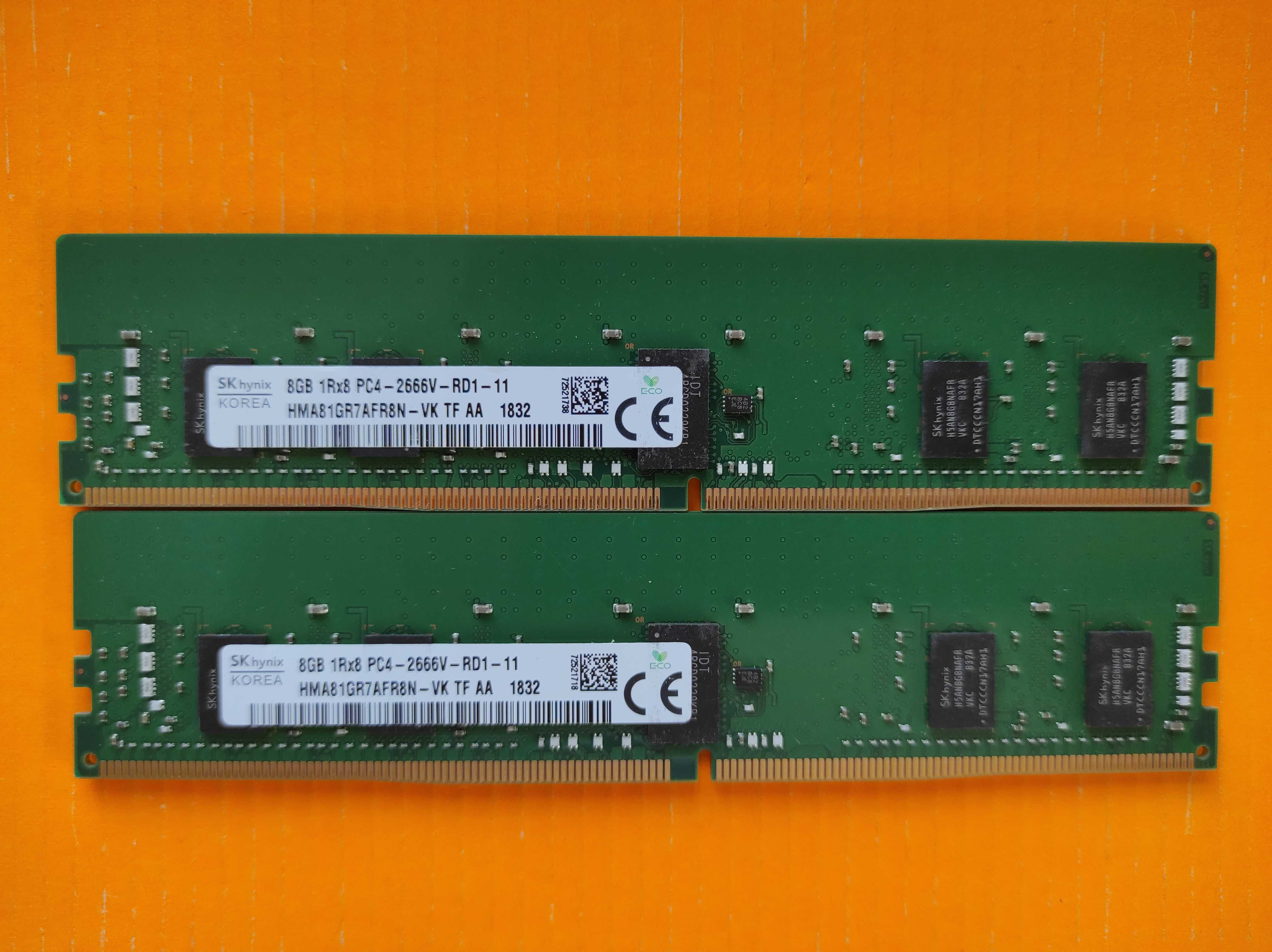 SK hynix 8GB ECC DDR4 2666 PC4-21300 Reg серверная