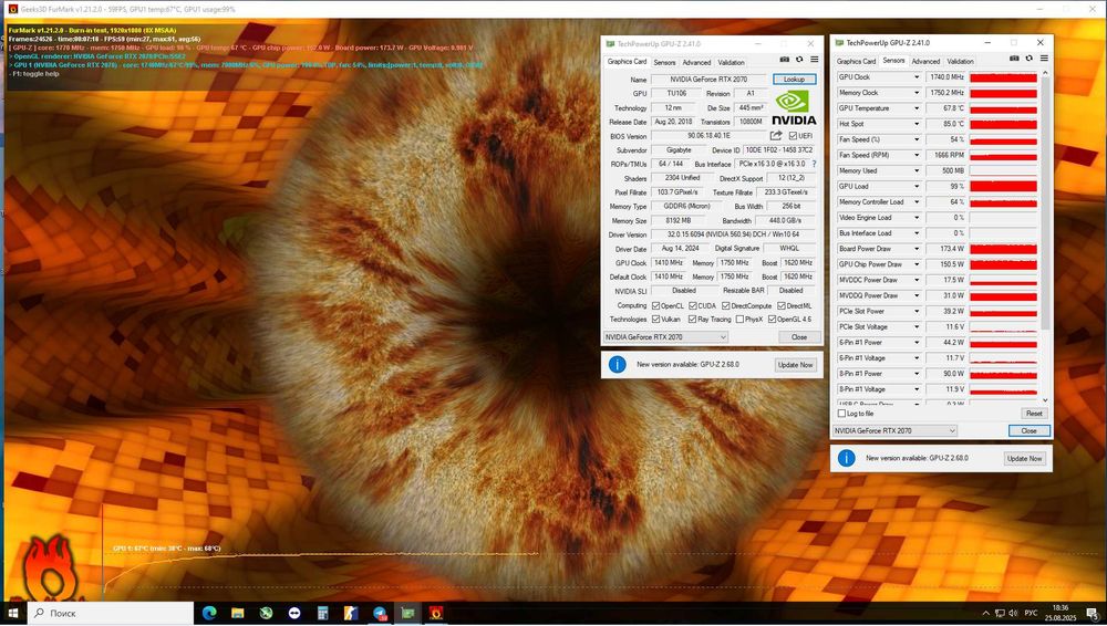 Gigabyte NVIDIA GeForce RTX 2070 8GB