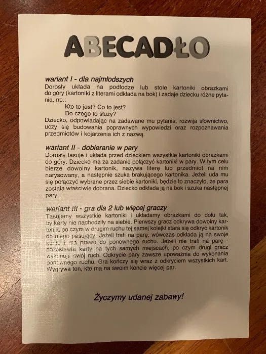 Abecadło gra edukacyjna