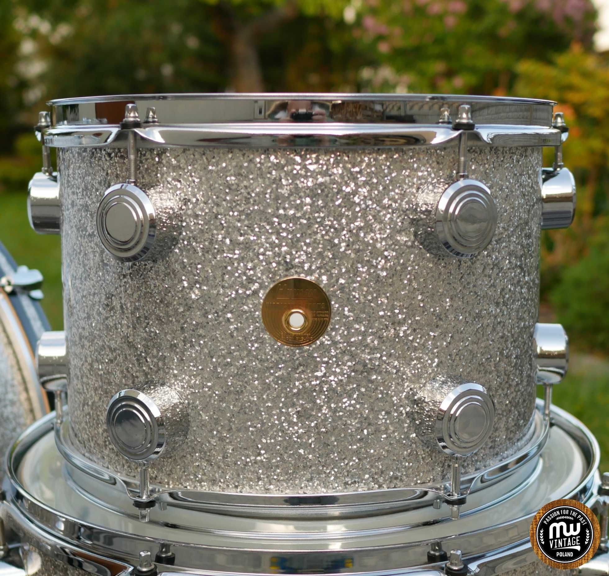 Perkusja Hayman Vibrasonic 24", 13", 16" Silver Sparkle Vintage ‼️