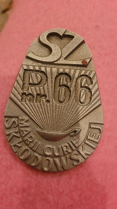 Emblemat Szkoła podstawowa.  66 MariiCurie Skladowskjej