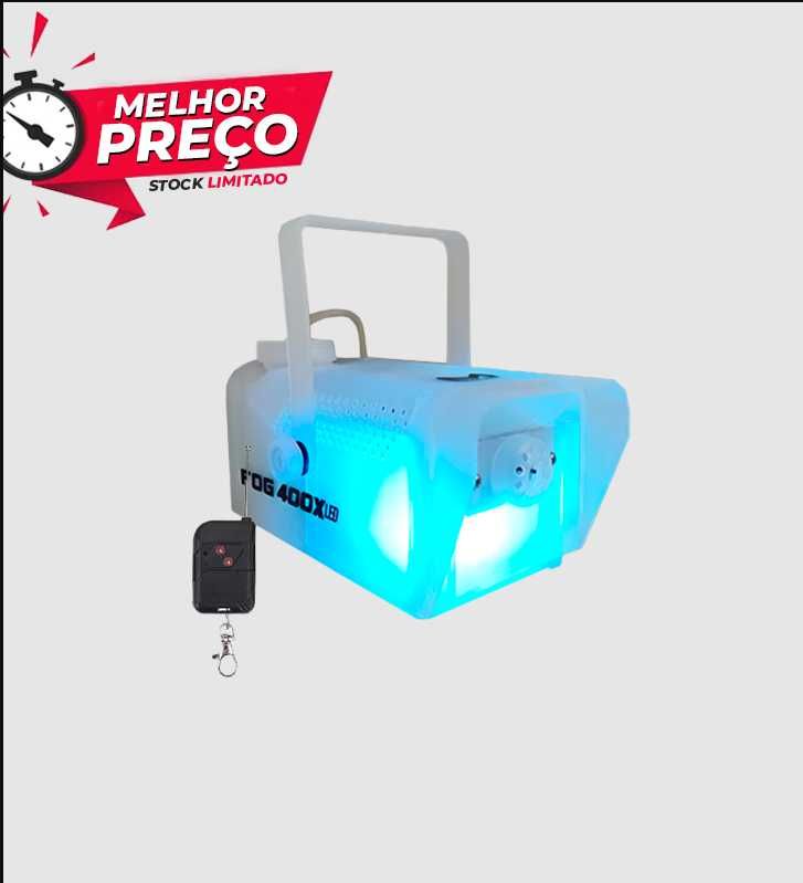 Máquina De Fumaça Com Efeito LED RGB