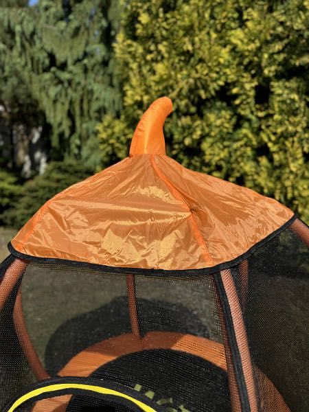 Дитячий батут із захисною сіткою WCG Pumpkin