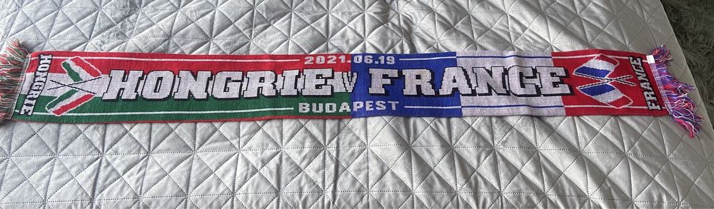 Euro 2020 Węgry Francja pamiątkowy szalik