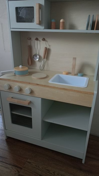 Kuchnia dziecięca do zabawy piękne pastelowy kolor