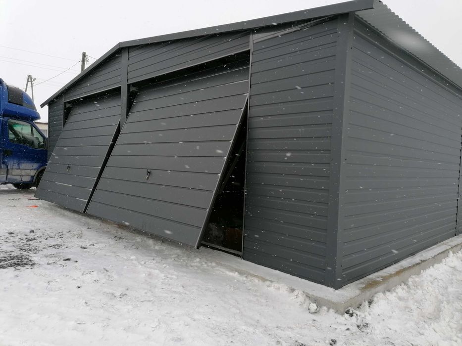 Grafit Garaż 6x5 Dwuspadowy  NISKA CENA