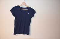 t-shirt damski u.s. polo assn. granat S