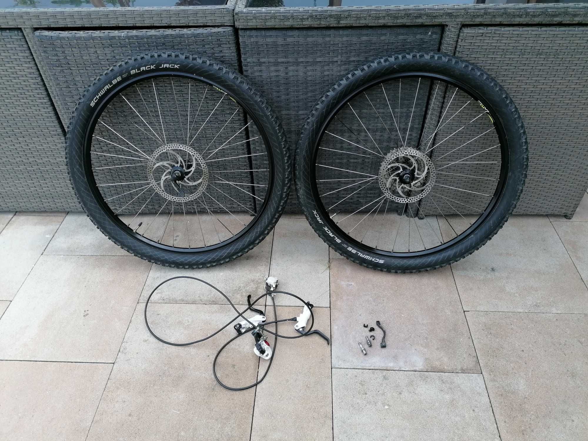 koła 26 do roweru XT + KASETA + hamulce FORMULA KOMPLET tarczowe