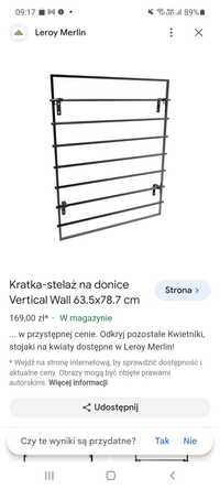 Krata pergola metalowa na donice kwiaty