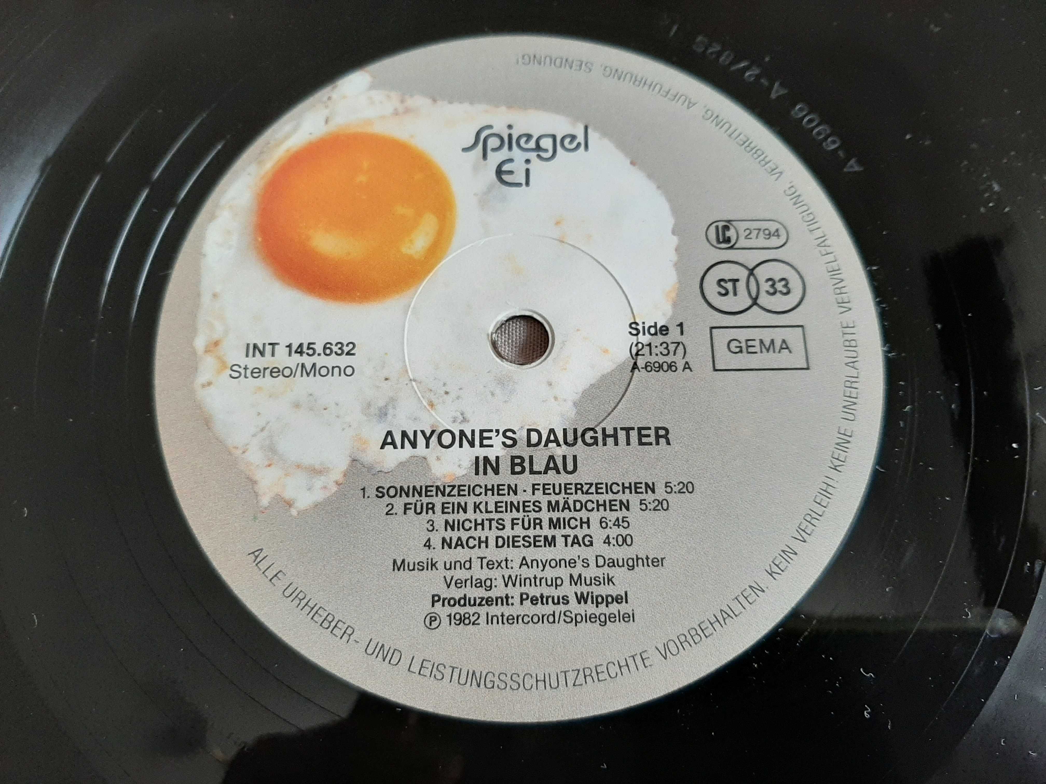 Anyone`s Daughter - In Blau - Germany - Vinil LP
