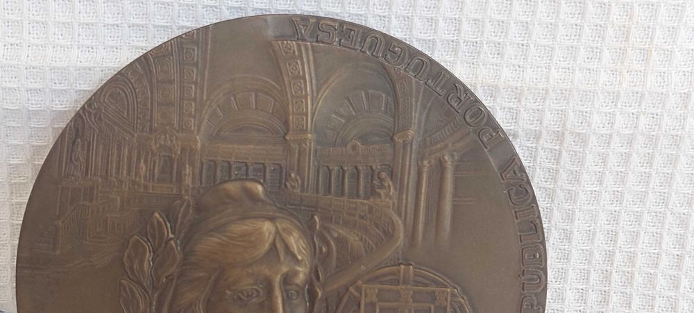 Medalha bronze de Vasco Berardo, 1ª eleição presidencial Ramalho Eanes