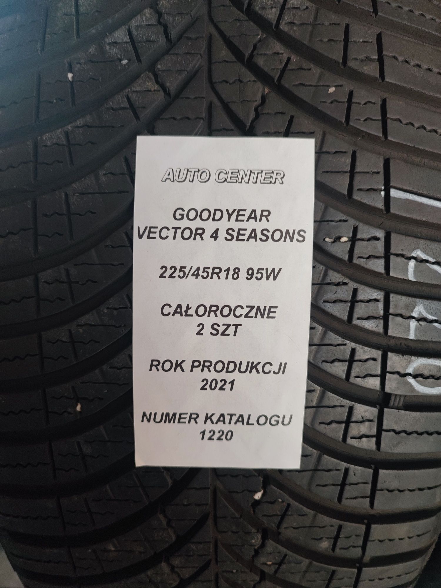 Opony całoroczne 225/45R18 95W GoodYear Vector 4 Seasons | 2szt