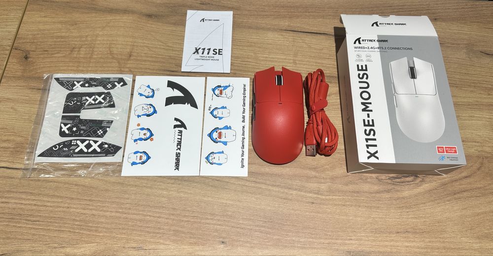 Нова ігрова мишка Attack Shark X11’SE – в коробці!